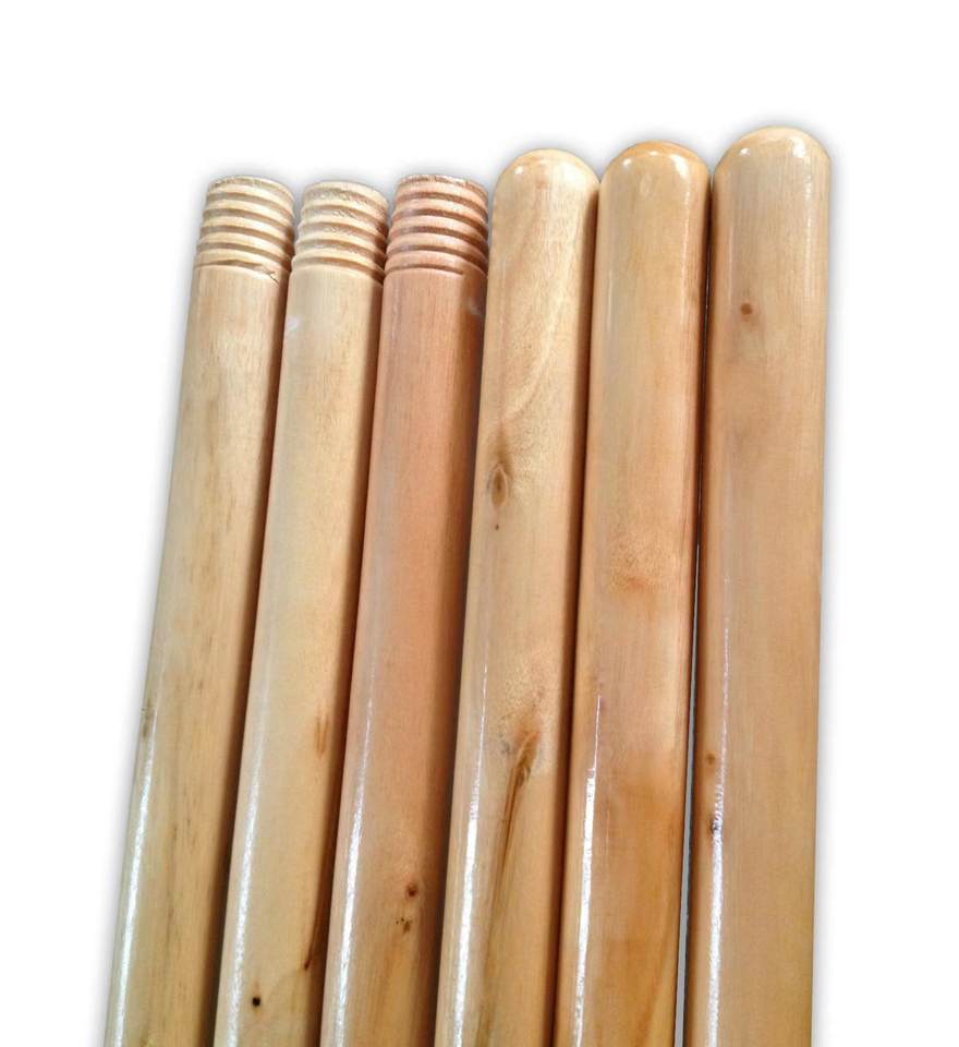 Hot Sale Eucalyptus Wood China Broom Stick Plastic Wire Long for Vanished Mop Handle House Cleaning Tools Manufacturer