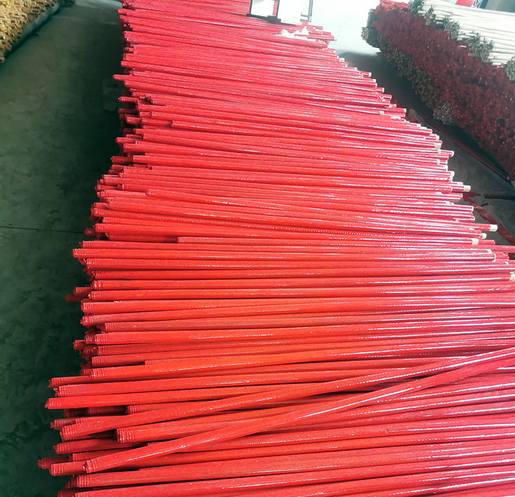 Plastic Lid Mop Handle Mop Stick Wood Broom Made By Chinese Manufacturer