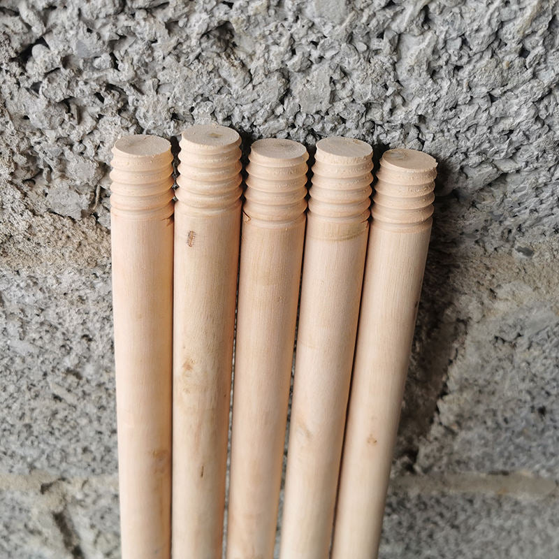 Eucalyptus Factory Durable Well Straight Roundry Wholesale Natural Wooden Broom Stick Wooden Mop Handle/Wooden Poles